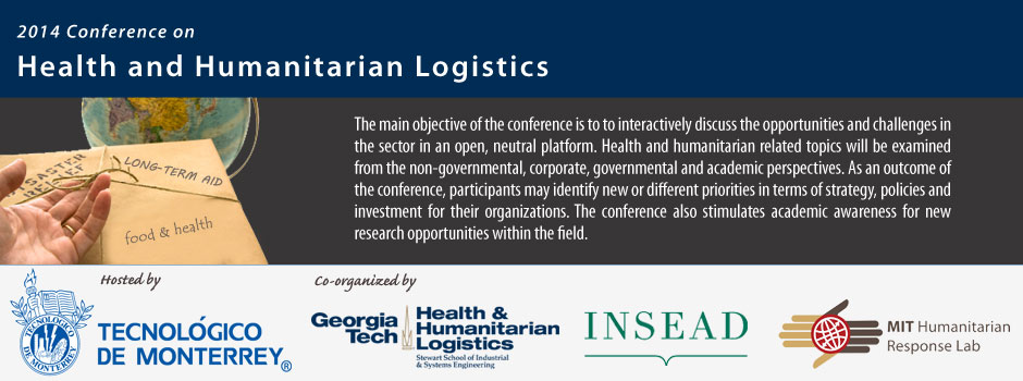 The main objectives of the conference are to articulate the opportunities and challenges in humanitarian response and world health, both from a humanitarian and a corporate/economic perspective, to identify important research issues, to create academic awareness for the research opportunities and to establish priorities for NGOs, corporations, and the government in terms of their strategies, policies, and investments.